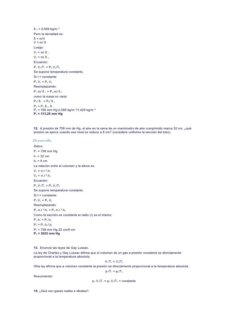 Respuesta A Taller De Gases