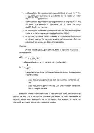 Respuesta en Frecuencia, se presentan los métodos del Diagrama Bo…