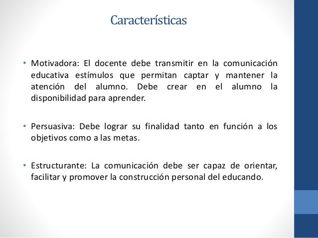 Características y elementos de la comunicación en el