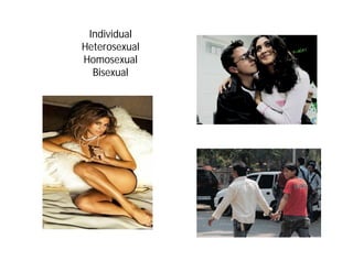 Individual
Heterosexual
Homosexual
Bisexual

 