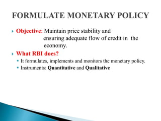 Quantitative Instruments Rbi Resrve bank of india | PPTX