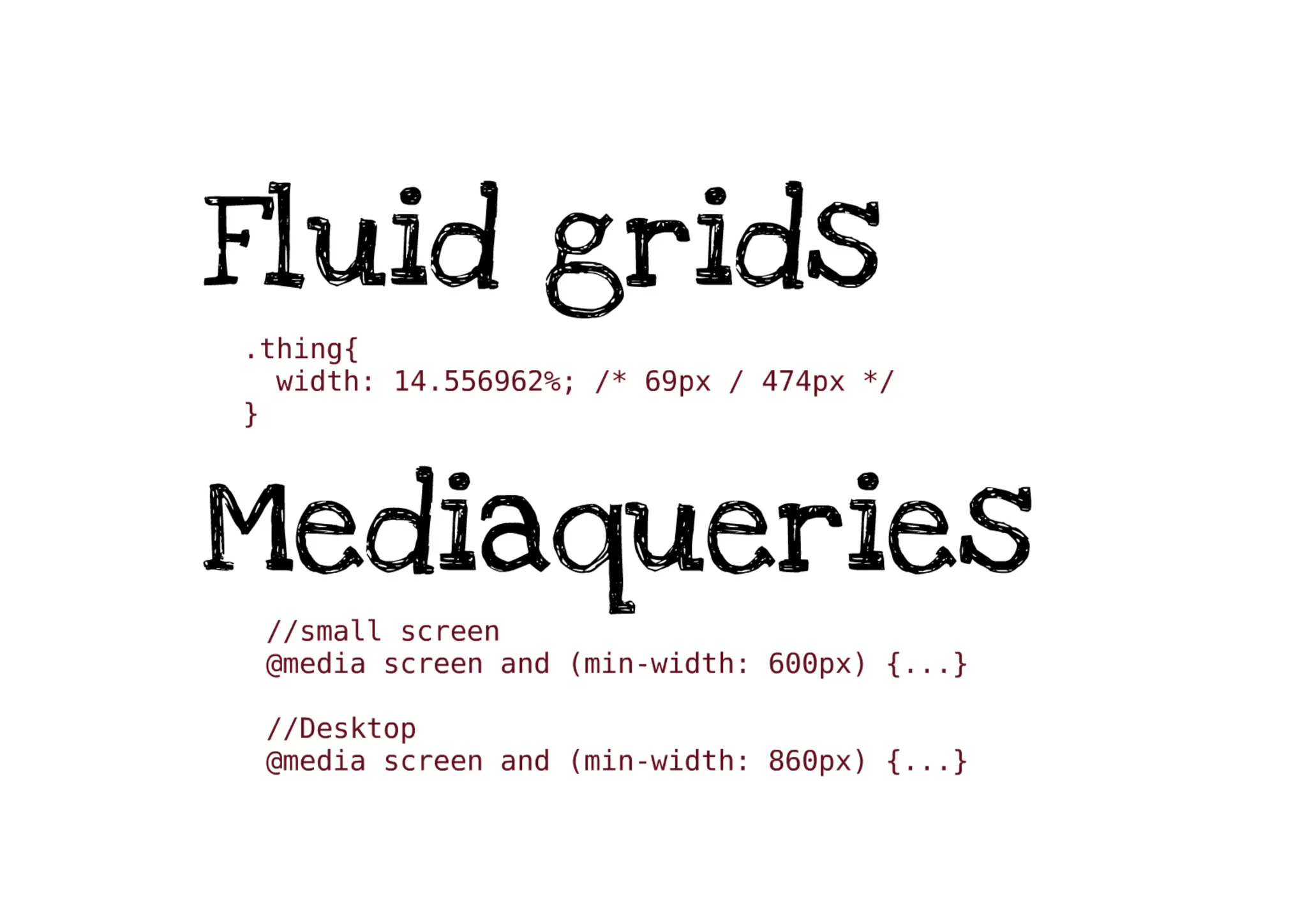 RESS - Responsive Design + Server Side Components