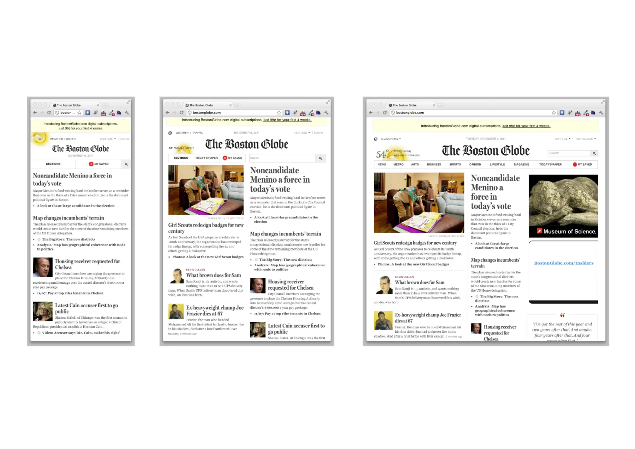 RESS - Responsive Design + Server Side Components