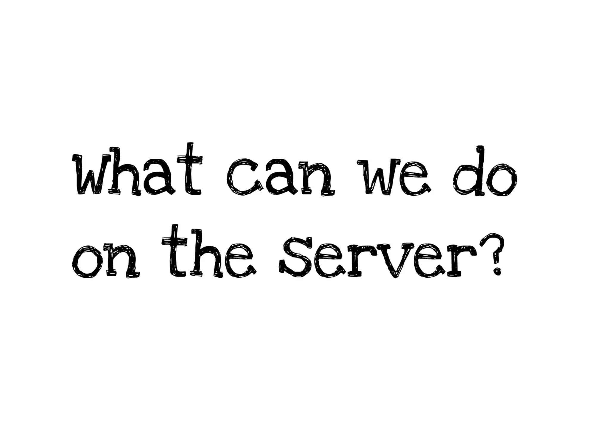 RESS - Responsive Design + Server Side Components
