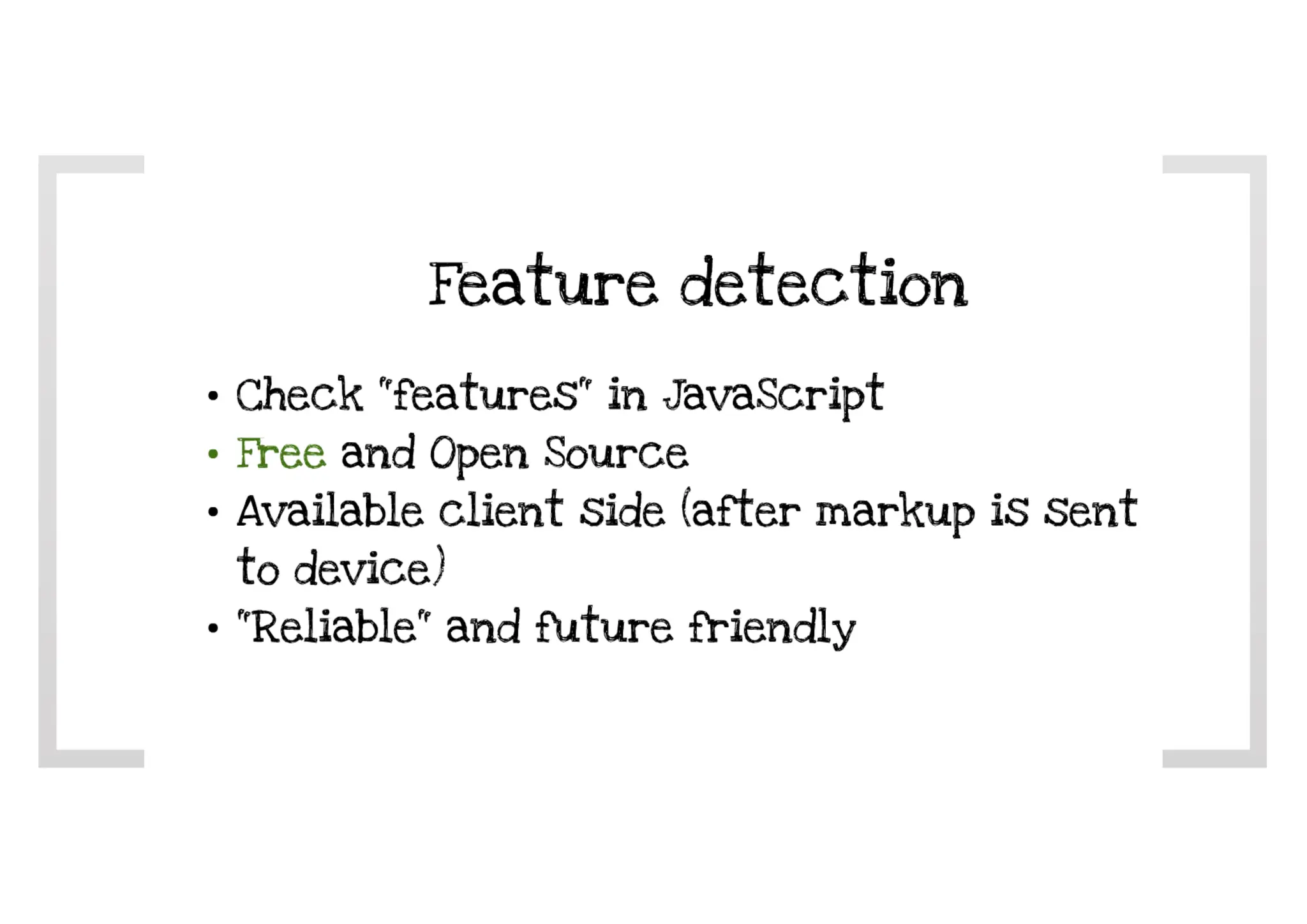 RESS - Responsive Design + Server Side Components