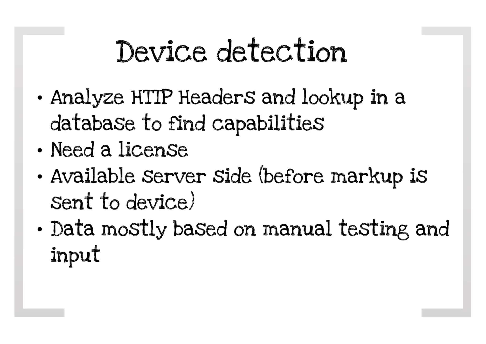 RESS - Responsive Design + Server Side Components