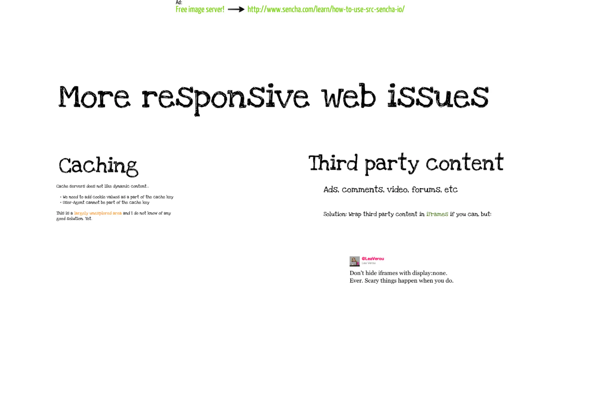 RESS - Responsive Design + Server Side Components