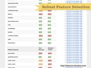 Robust Feature Detection




         http://detector.dmolsen.com
 