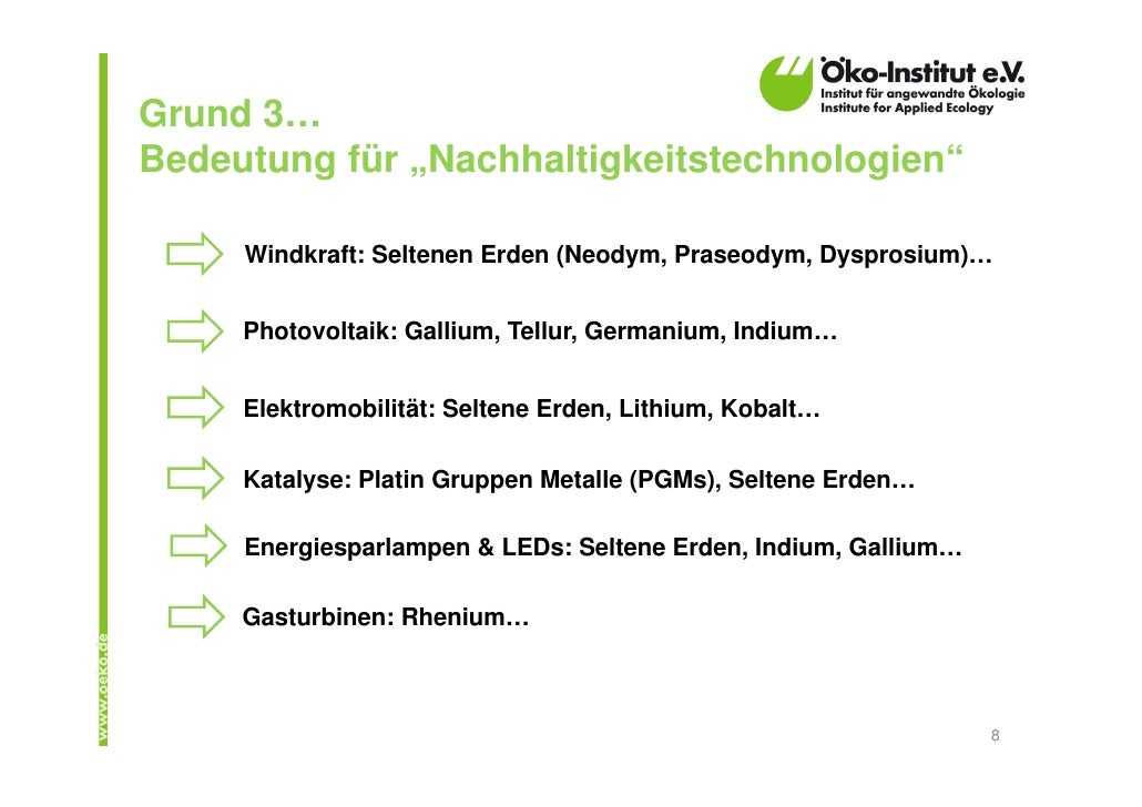 Ressourcenfieber Seltene Erden Kritische Metalle