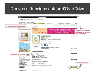 Dérives et tensions autour d'OverDrive 
 