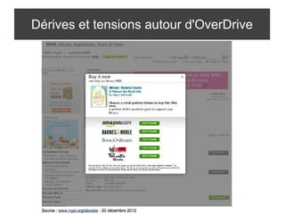 Dérives et tensions autour d'OverDrive 
 