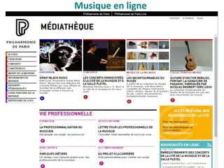 Musique en ligne
 