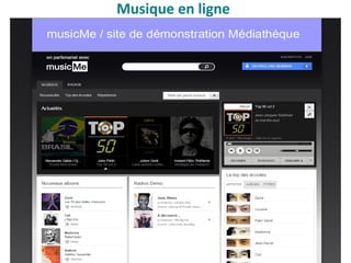 Musique en ligne
 