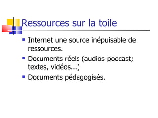 Ressources pour les professeurs de FLE