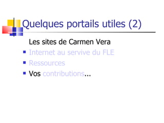 Ressources pour les professeurs de FLE