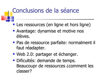Ressources pour les professeurs de FLE