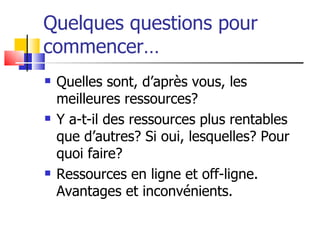 Ressources pour les professeurs de FLE