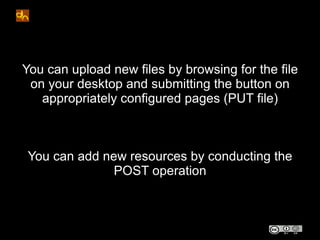You can upload new files by browsing for the file
 on your desktop and submitting the button on
   appropriately configure...