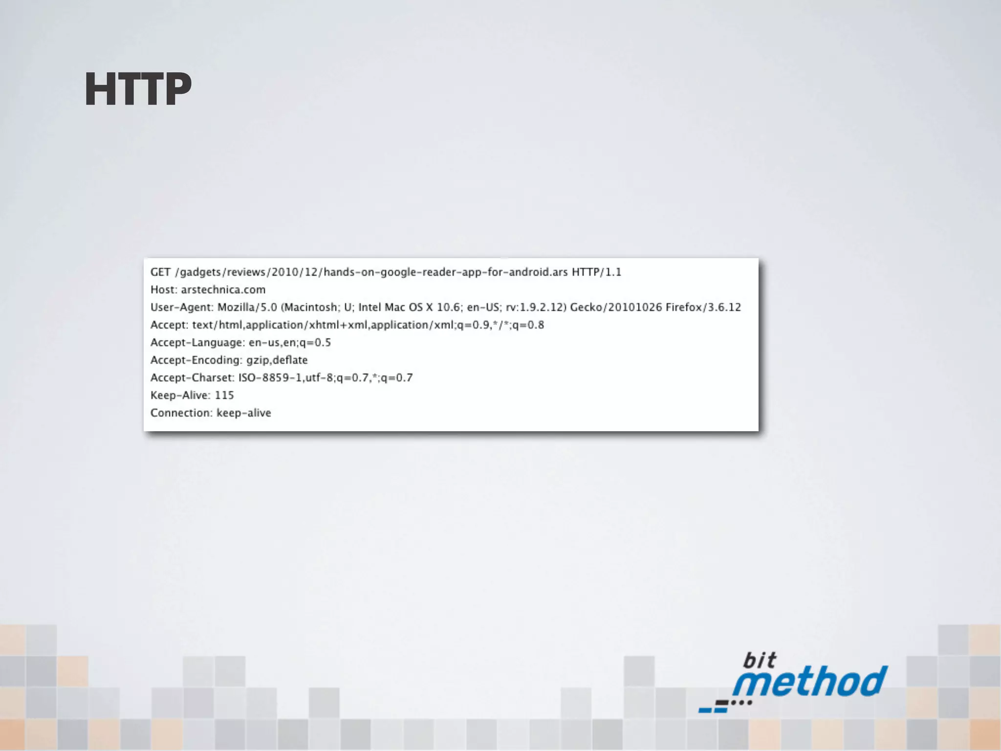 HTTP
 