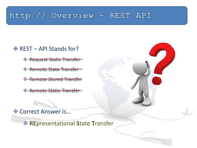 Introduction to REST - API | PPT