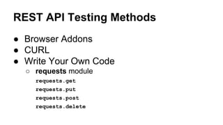 Rest API in my experience | PPT