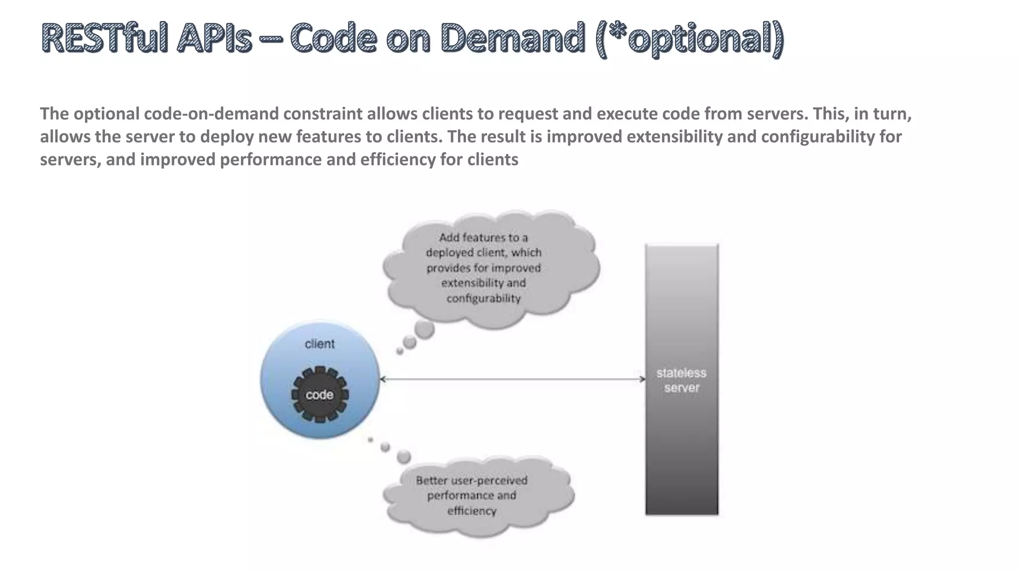 HAL is designed for building APIs in which clients navigate around the resources by following links. Links are
identified by link relations, the lifeblood of a hypermedia API: they are how you tell client developers about what
resources are available and how they can be interacted with, and they are how the code they write will select
which link to traverse
HAL - Specification
 
