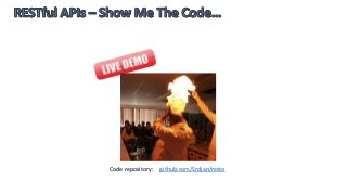 github.com/Srdjan/restoCode repository:
 