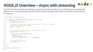 Not only for NodeJs, Browserify enables using NPM modules when developing for browser too!
Allows a node-style code organization when developing for browser and use of modules installed by NPM
 