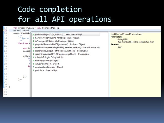Rest api code completion for javascript - dotjs 2015 | PPT