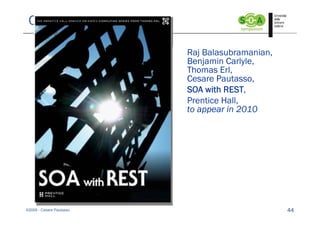 Some REST Design Patterns (and Anti-Patterns) - SOA Symposium 2009 | PDF
