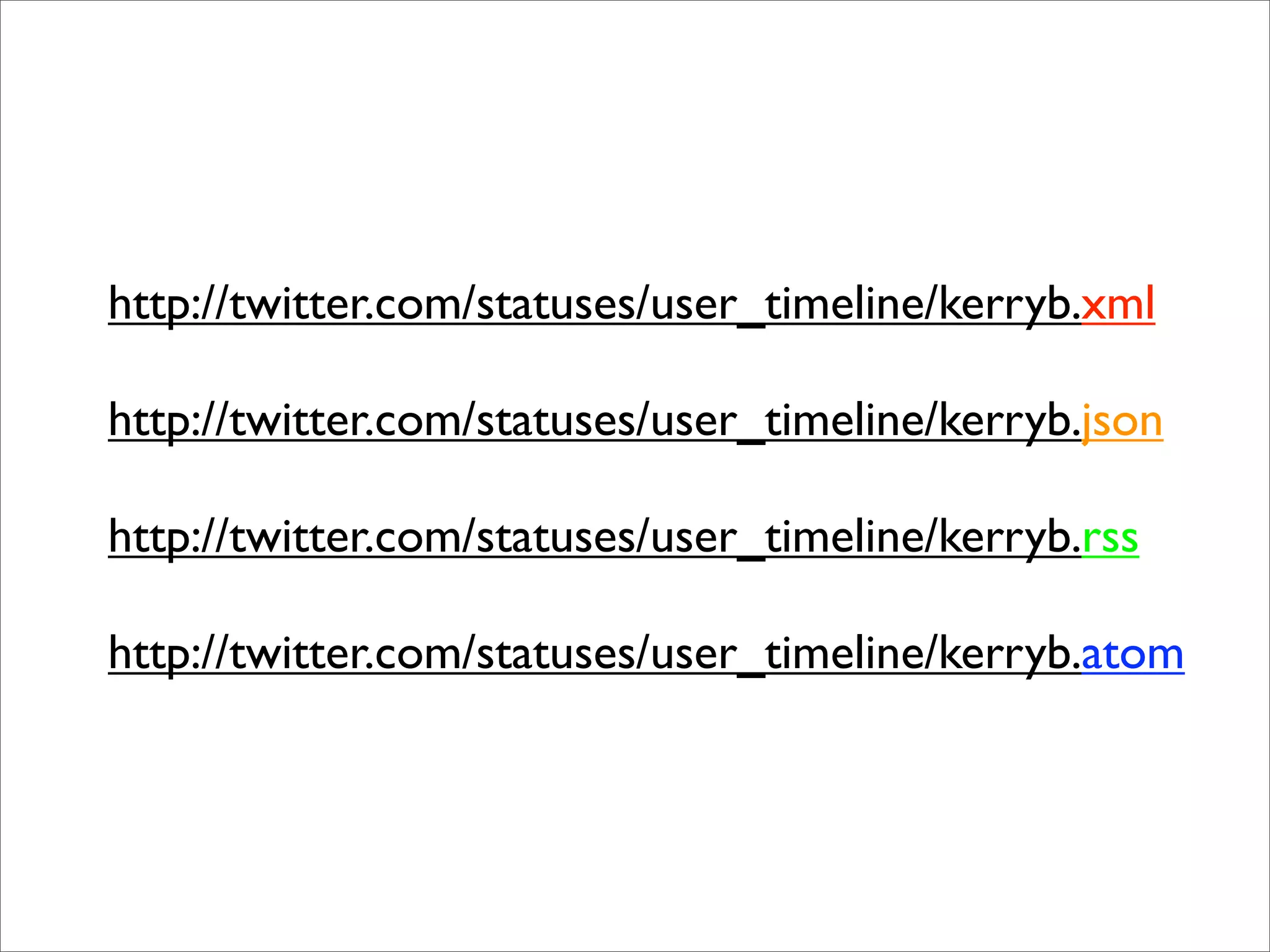 REST: putting the web back in to web services