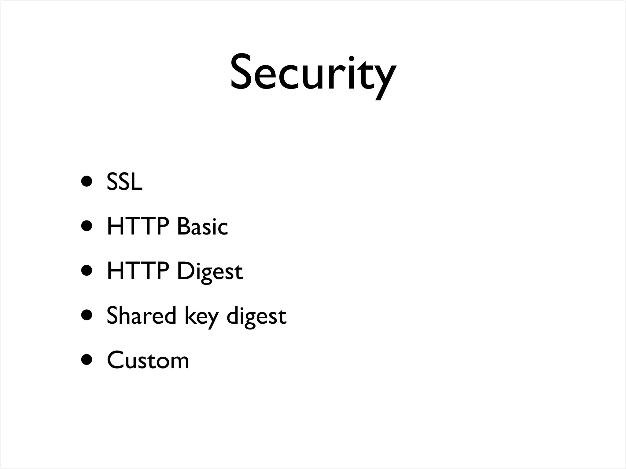 REST: putting the web back in to web services