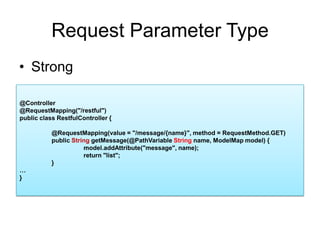 Spring MVC 3 Restful | PPT image.