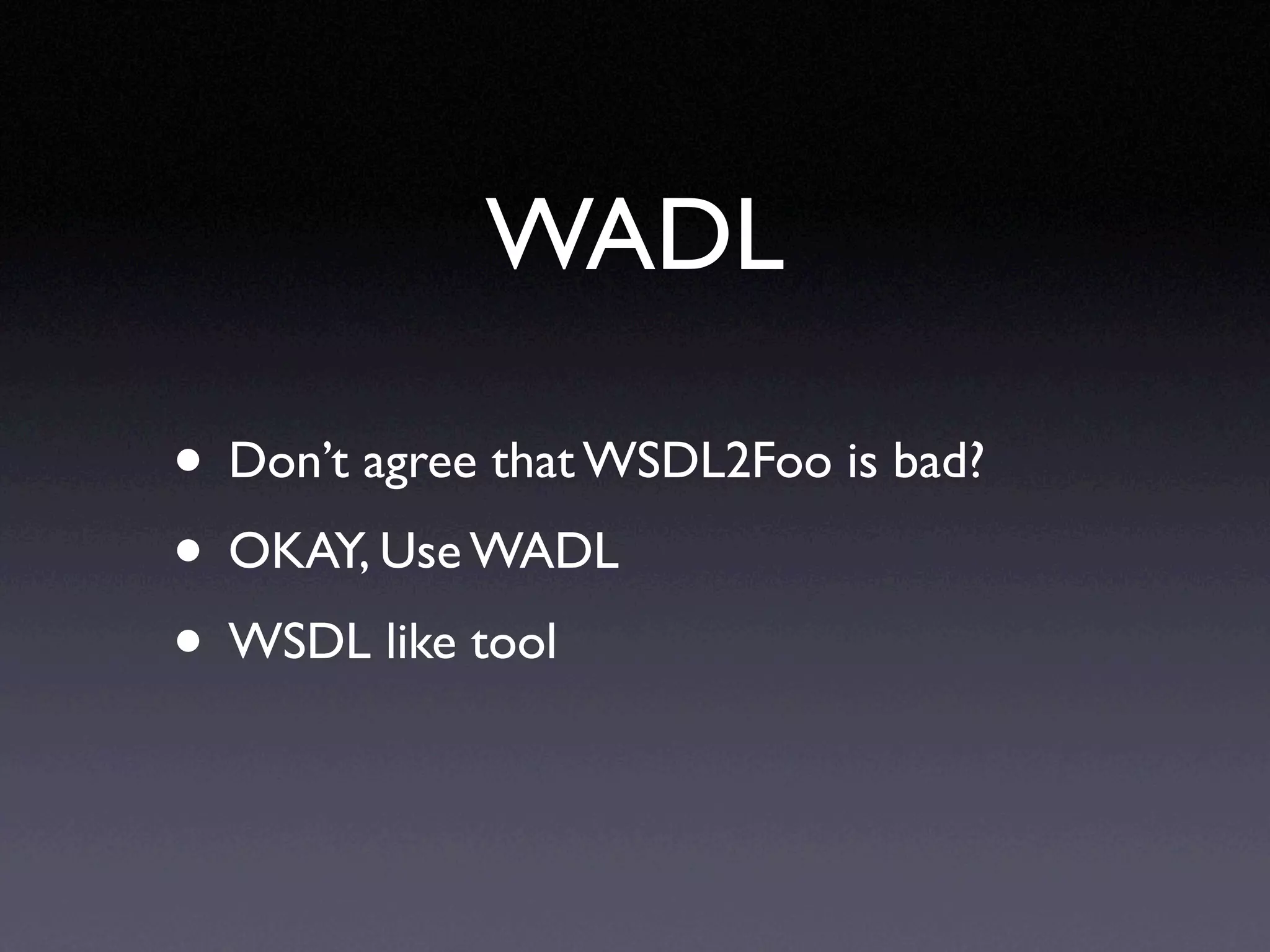 ReST Vs SOA(P) ... Yawn