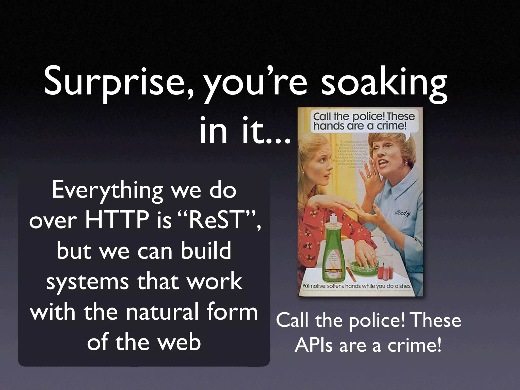 ReST Vs SOA(P) ... Yawn