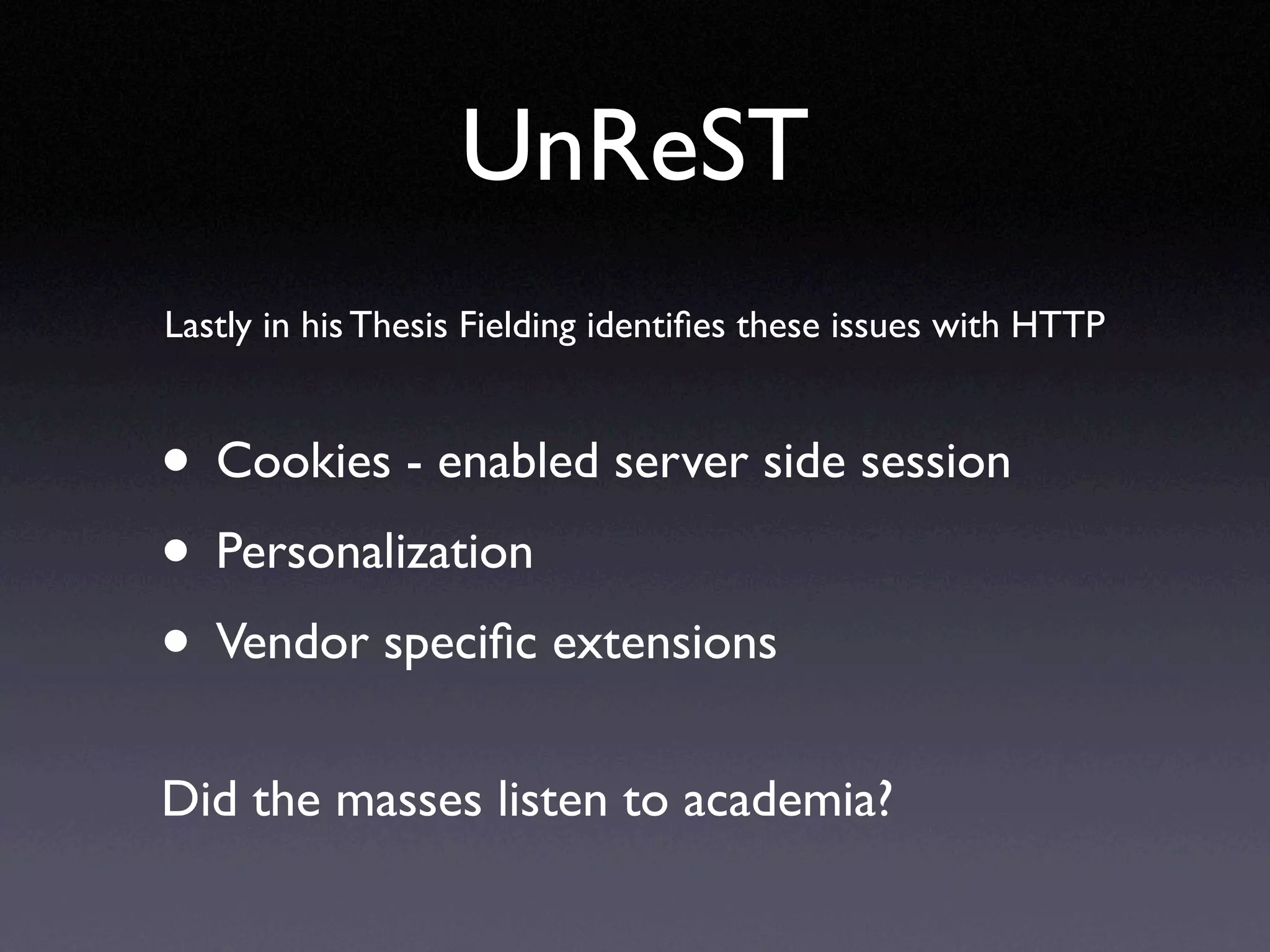 ReST Vs SOA(P) ... Yawn