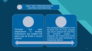 REST AND REST SEAT in removable partial dentures .pptx
