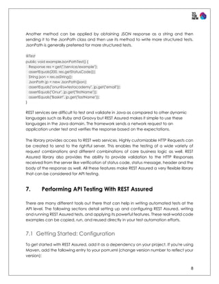 Rest API Automation with REST Assured | PDF | Web Development | Internet