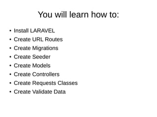 REST API Laravel | PPT