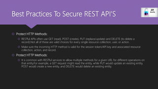 Rest API Security - A quick understanding of Rest API Security | PPTX