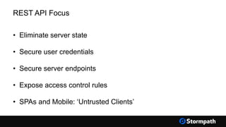 REST API Security: OAuth 2.0, JWTs, and More! | PPTX