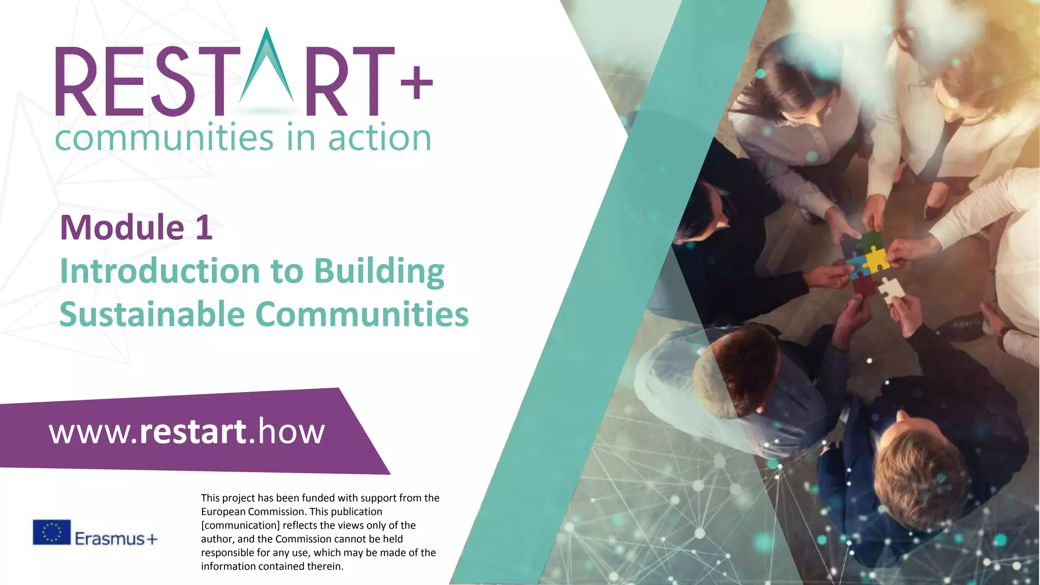 Restart+ Module 1 Introduction to Building Sustainable Communities | PPTX