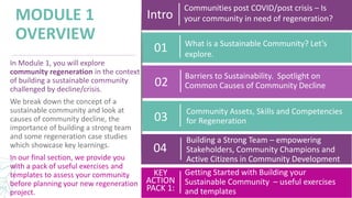 Restart+ Module 1 Introduction to Building Sustainable Communities | PPTX