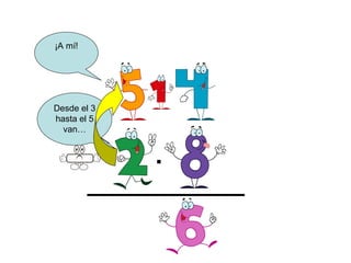 ¡A mí!




Desde el 3
¡Voyyyy!
hasta el 5
  van…


             .
 