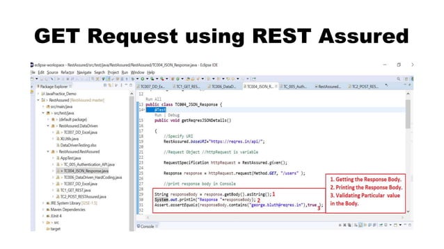 API Testing Using REST Assured with TestNG | PPTX | Web Development ...