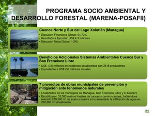  Manejo del Bosque Natural y Restauración en Nicaragua
