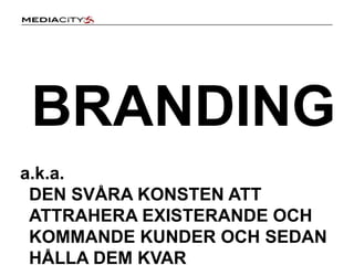 Vad ärsociala medier?“Social Media is the process of using interactive web-based tools to create and share information in order to establish community engagement online and off.”		Horn Group 2007