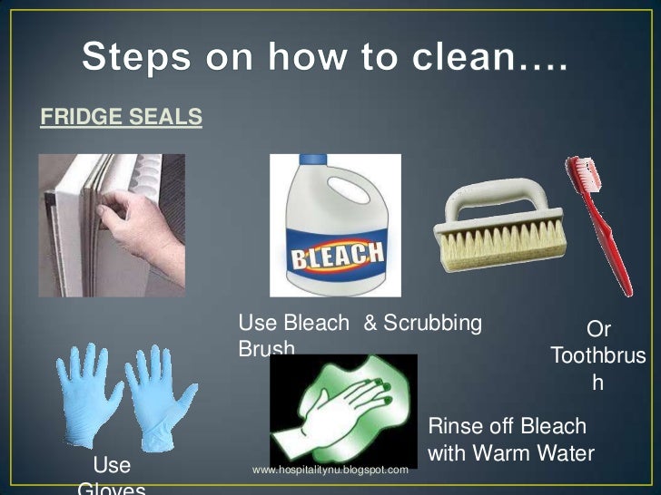 Restaurant cleaning procedures