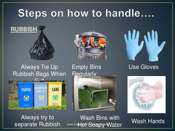 Restaurant cleaning procedures