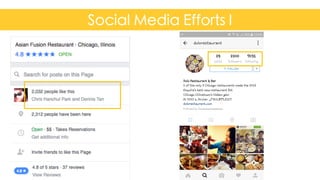 Social Media Efforts I
Confidential	
  and	
  Proprietary	
   10
 